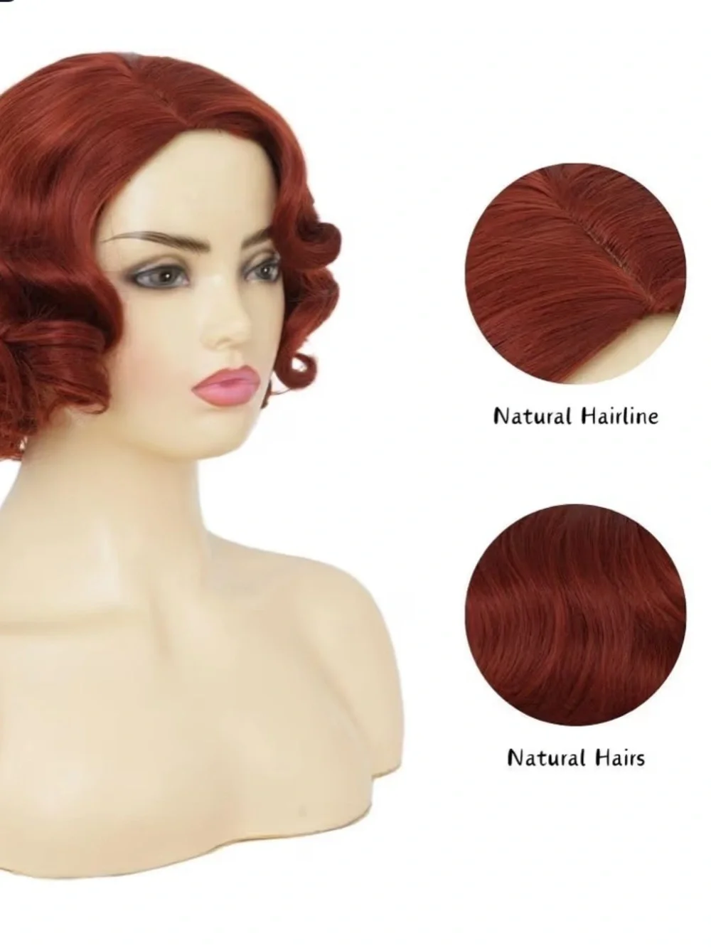NWT Flapper Finger Wave Cosplay Wig